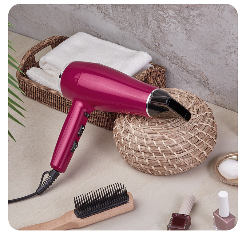 【太星電工】MAX STAR 負離子沙龍吹風機1400W 莓果紅 HNB1400