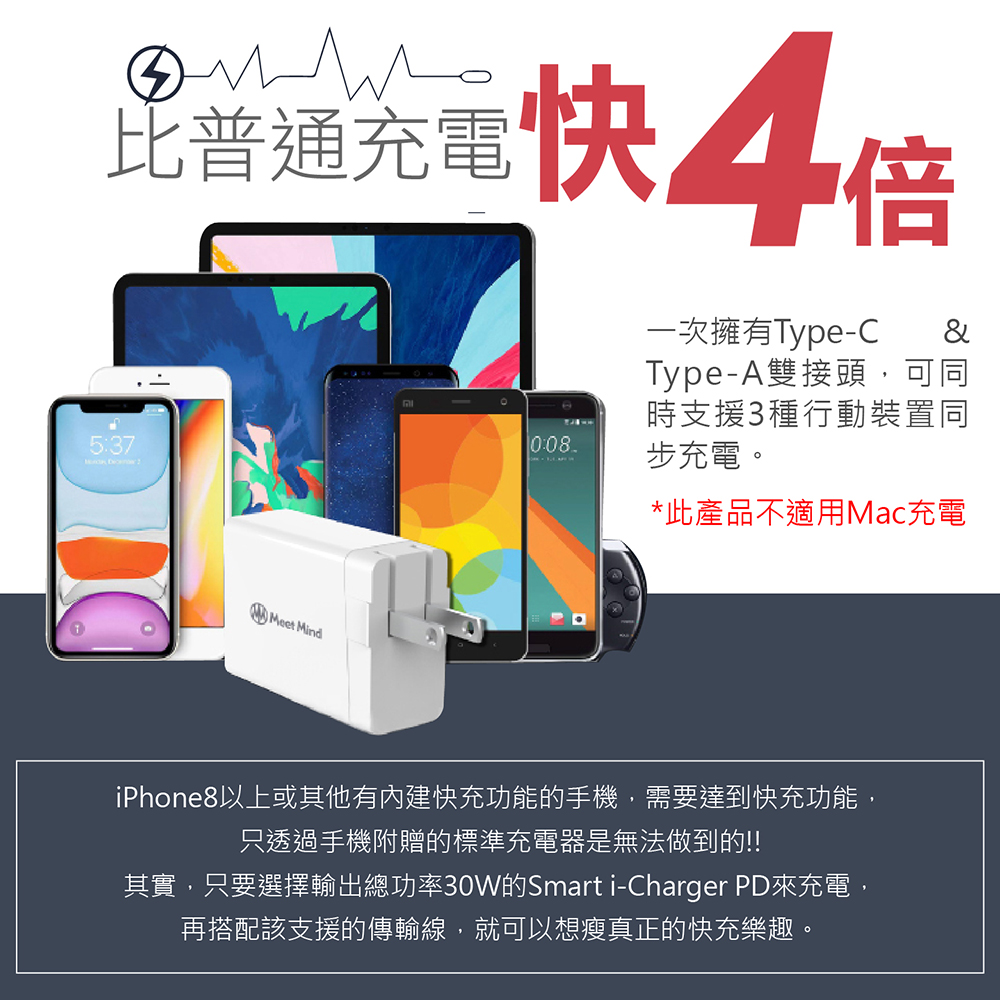 【MeetMind】 APPLE Lightning MFi PET編織傳輸充電