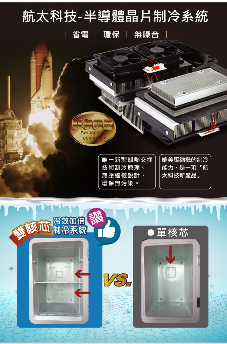 【日本松井SONGEN】雙核芯勁冷電子式冷暖行動冰箱(CLT-27AQ)
