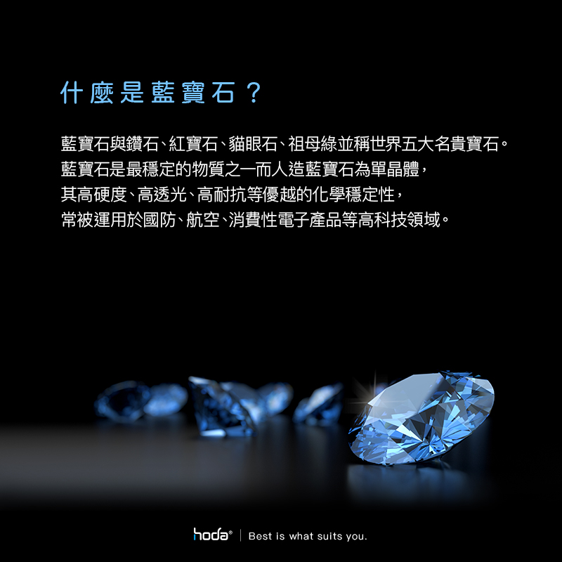 【Hoda】APPLE  IPHONE  14PRO藍寶石鏡頭貼(3顆)