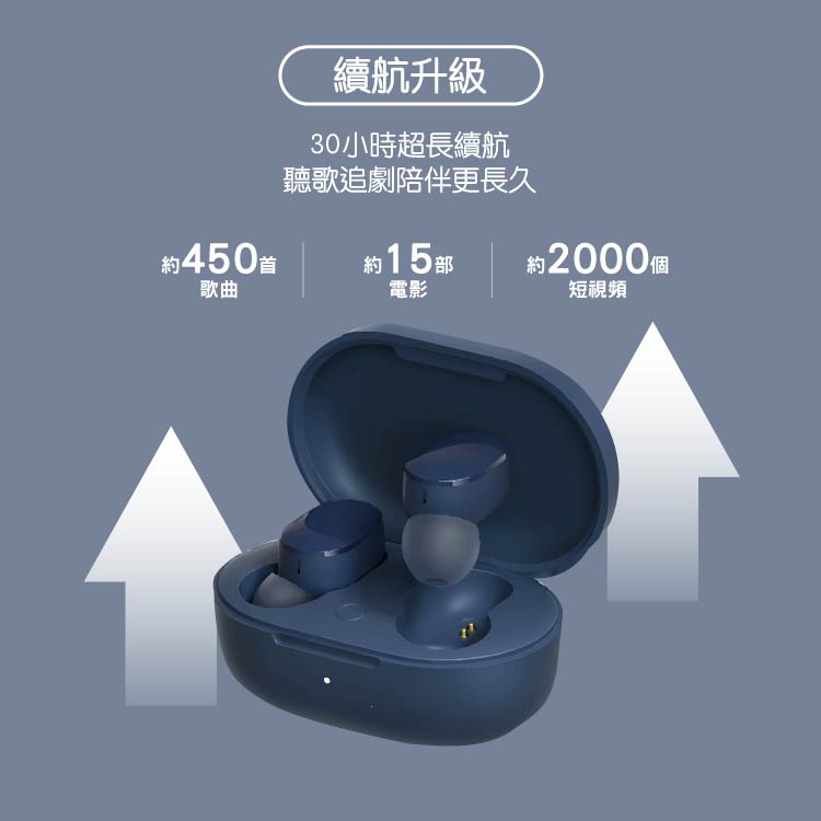       【小米】Redmi AirDots3 真無線藍芽耳機(木蘭白/元氣