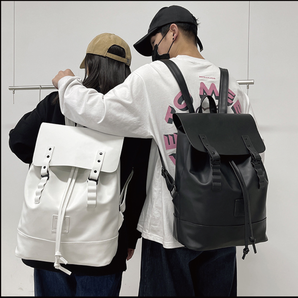 新潮流造型超大容量時尚後背包 電腦包 旅型包 通勤包 兩色任選