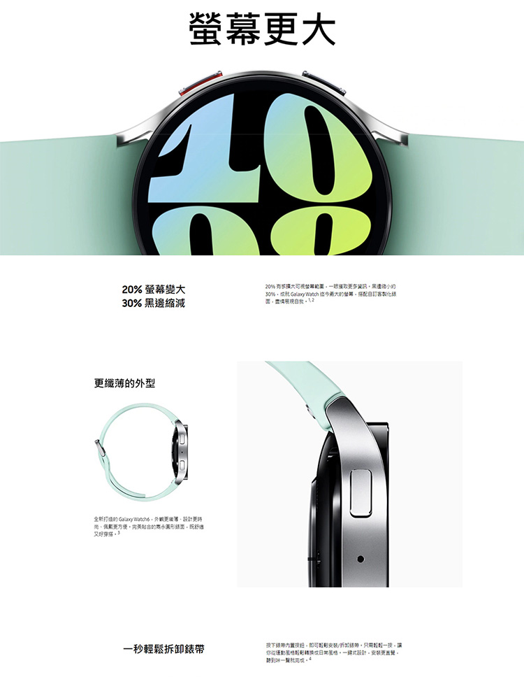 【Samsung 三星】Galaxy Watch 6 智慧手錶