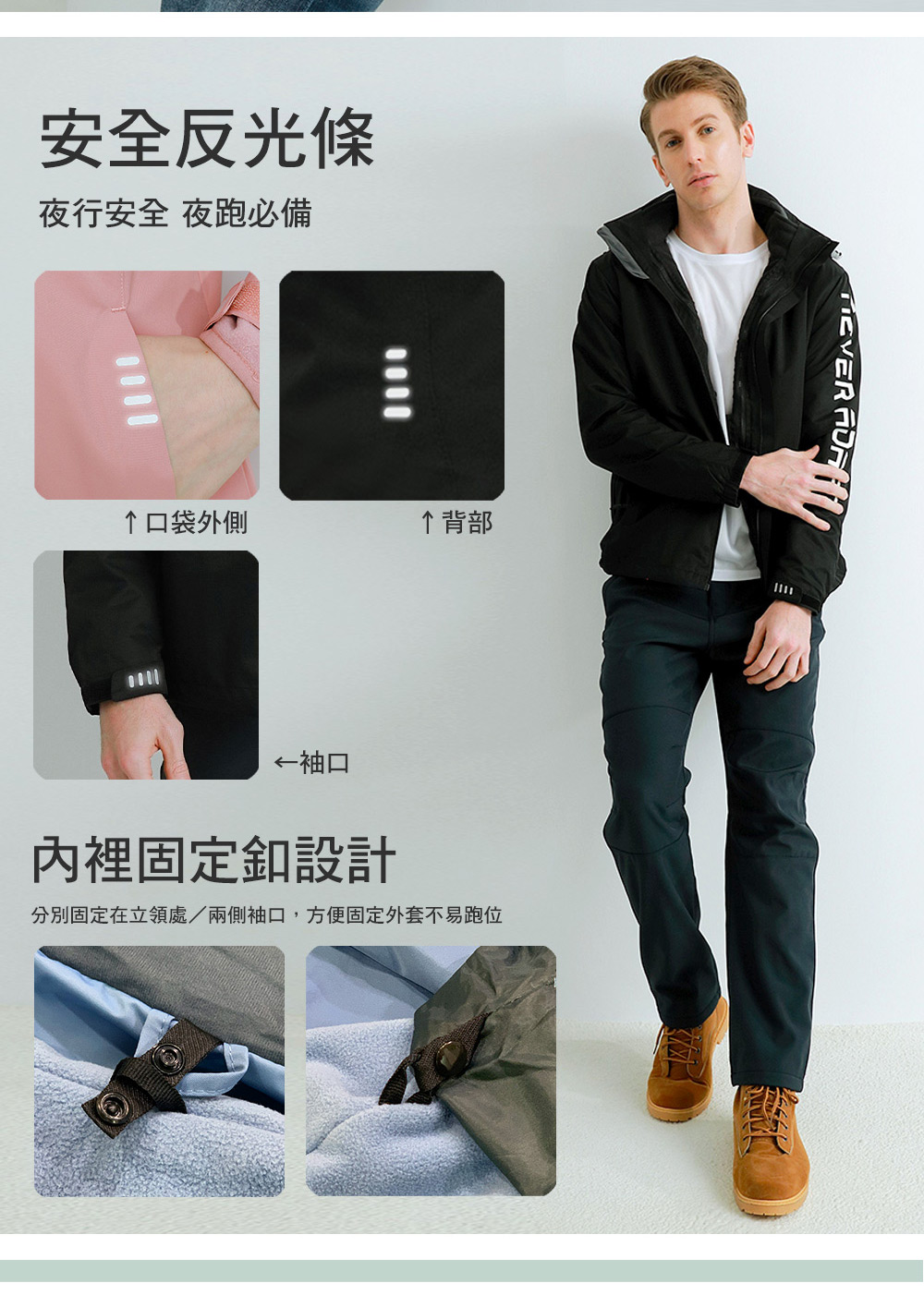 抗寒鎖溫三穿衝鋒外套(男款/女款) 連帽外套/保暖外套/防水防風/加絨保暖