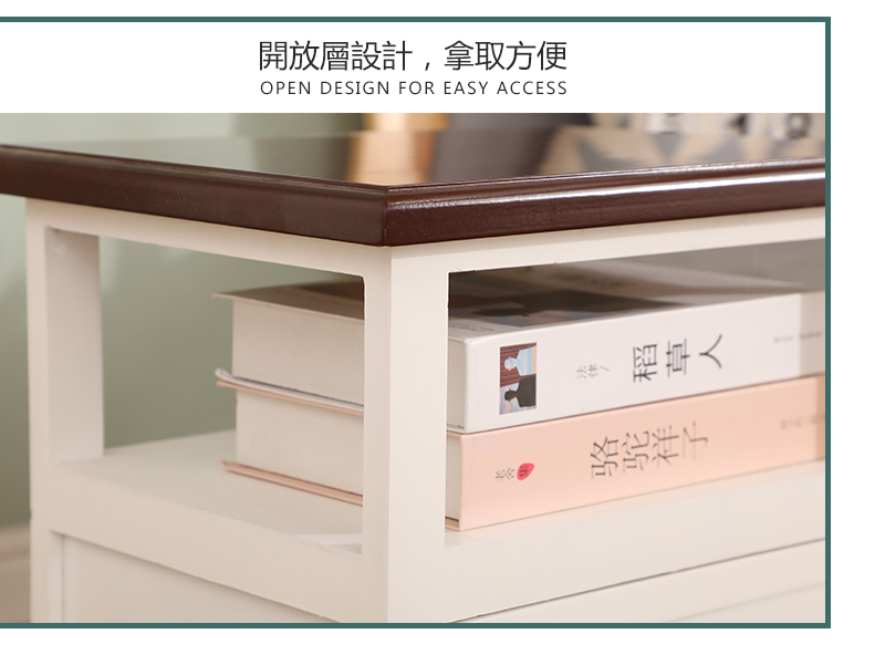 北歐風全實木收納櫃餐邊櫃