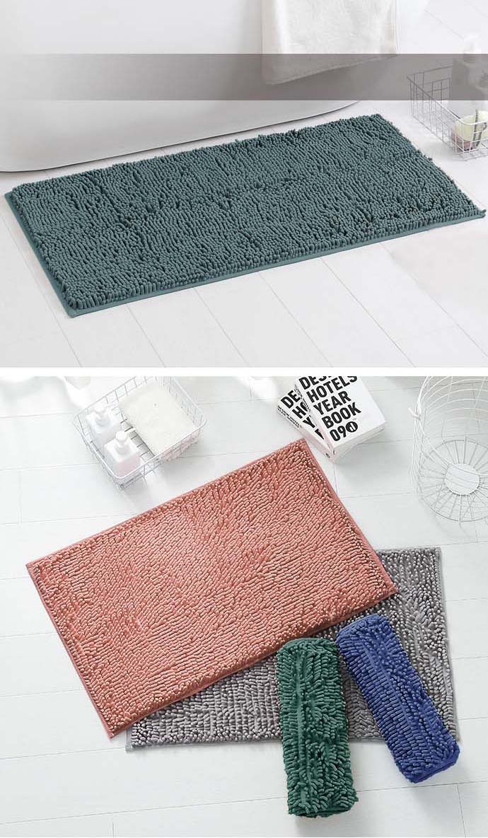 【DTW】多功能吸水長絨防滑地墊 40x120cm (腳踏墊/可機洗地墊)