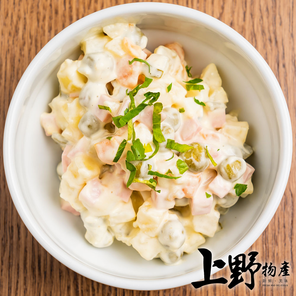       【上野物產】鹹蛋黃蟹味乳酪沙拉 x24包(250g±10%/包)