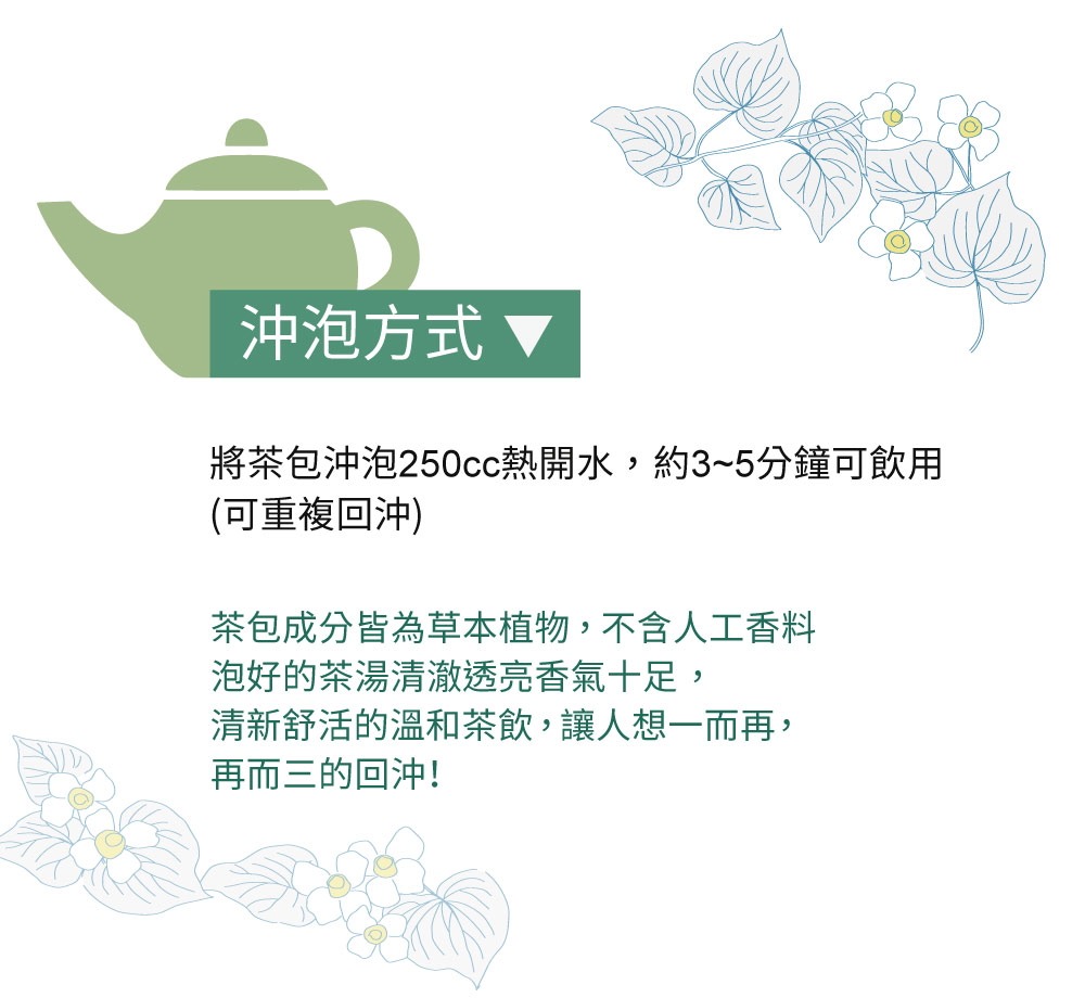 【台灣和樂】岐樂堂_冠冕防禦茶包 (6gx12包/盒) 魚腥草茶