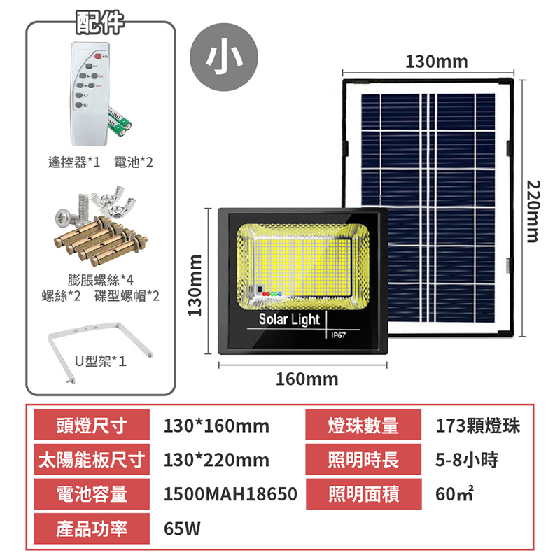 免充電防雷雨智能光控遠距遙控太陽能投射燈