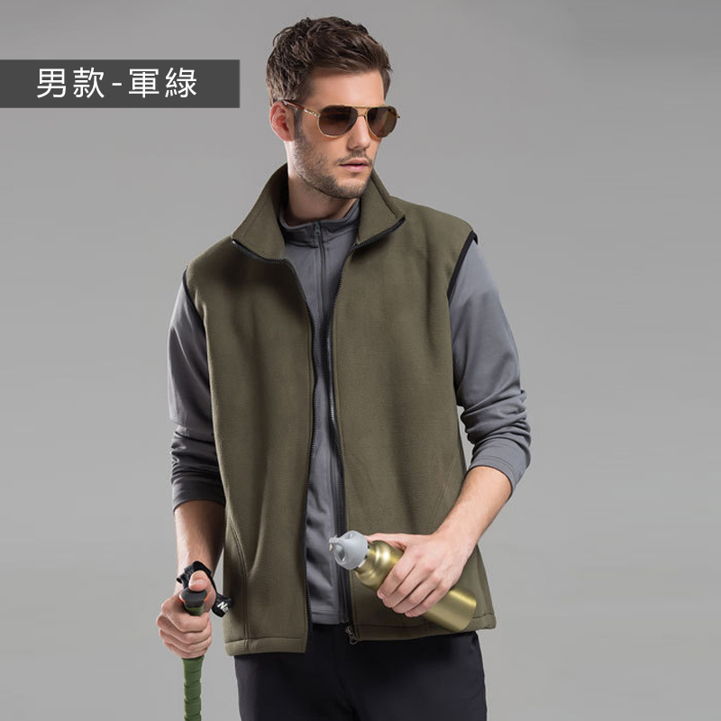 男女款保暖禦寒抓絨背心外套 刷絨背心 L-3XL 抗寒百搭