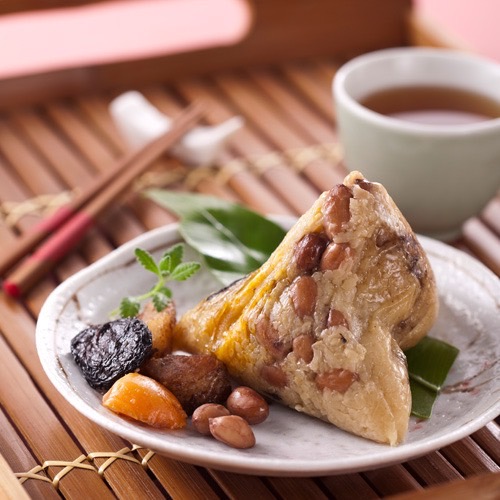 【巧巧小肉粽】花生蛋黃香菇肉粽10顆禮盒/干貝蛋黃香菇粽8顆禮盒 嘉義排隊名店