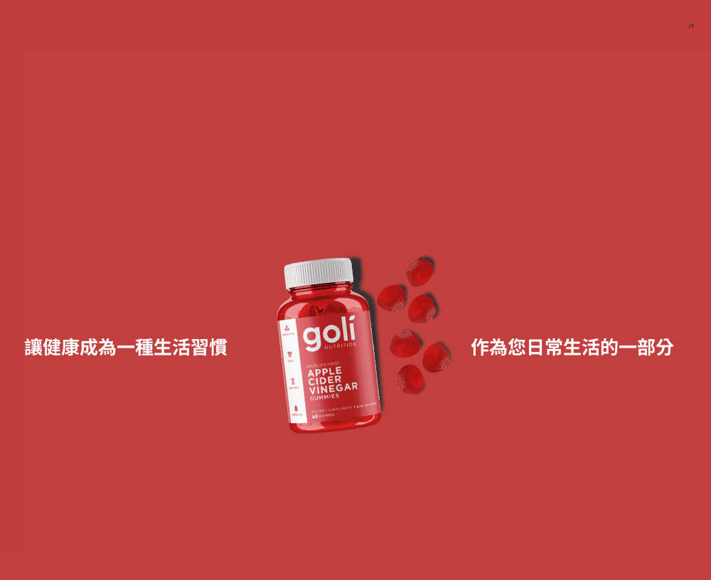 【美國夠力Goli】蘋果醋機能軟糖(60顆/罐)