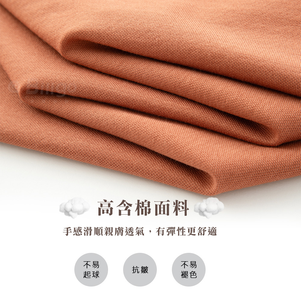 素面拉鍊短袖POLO衫