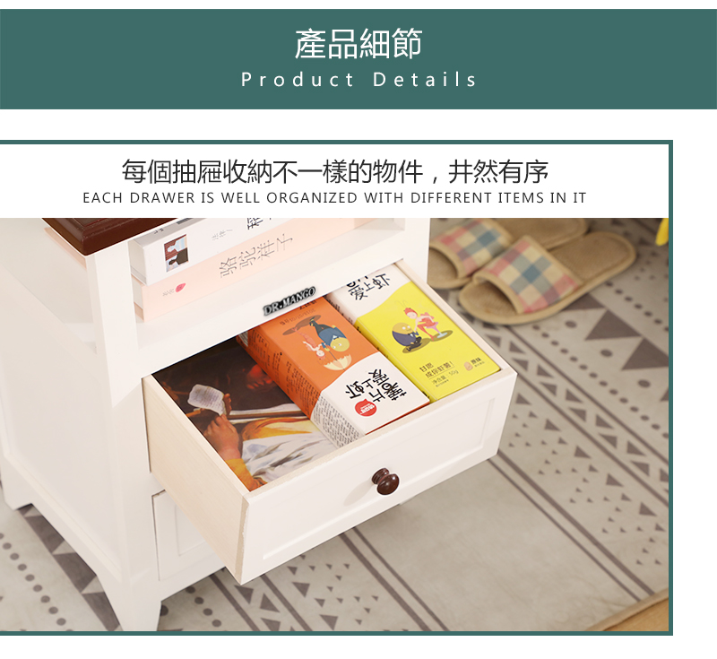 北歐風全實木收納櫃餐邊櫃