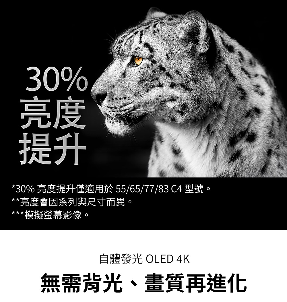 【LG 樂金】55吋4K極緻示器/電視 含拆箱定位 OLED55C4PTA