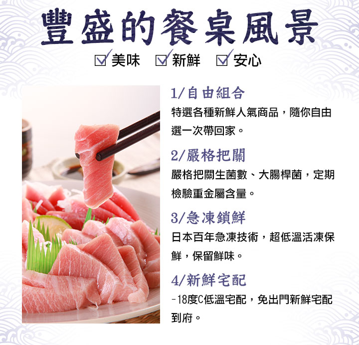 【魚有王】鮪魚排5包組(160g/包)