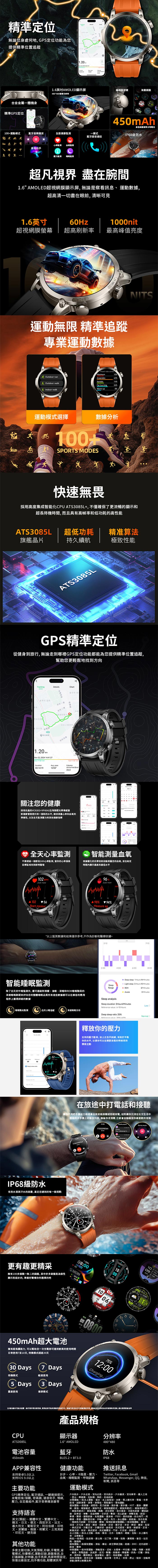 【LARMI 樂米】INFINITY 5智能手錶 GPS定位 (旗艦版)