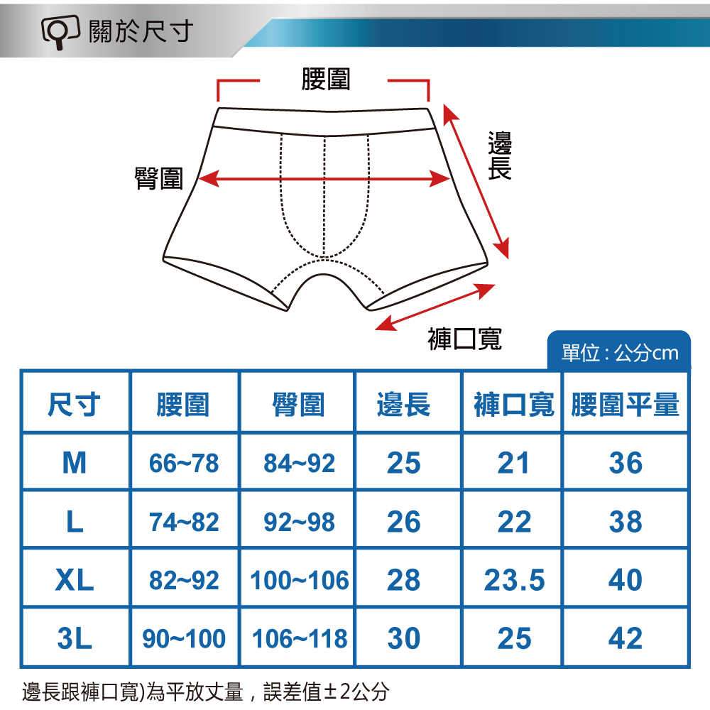 YABY芽比布萊恩機能四角褲BR1121