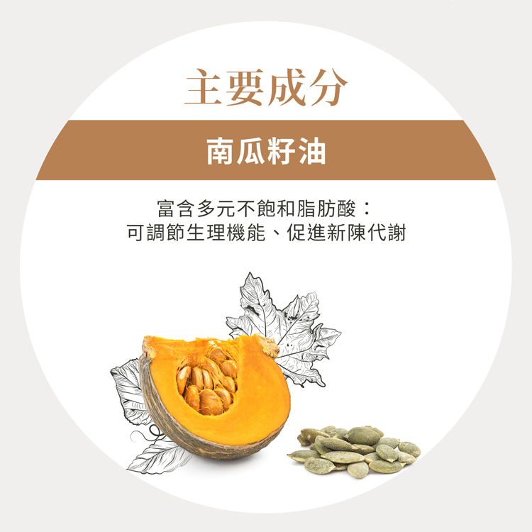 【聖伯納德】南瓜籽油膠囊(400粒/入) 德國百年草本
