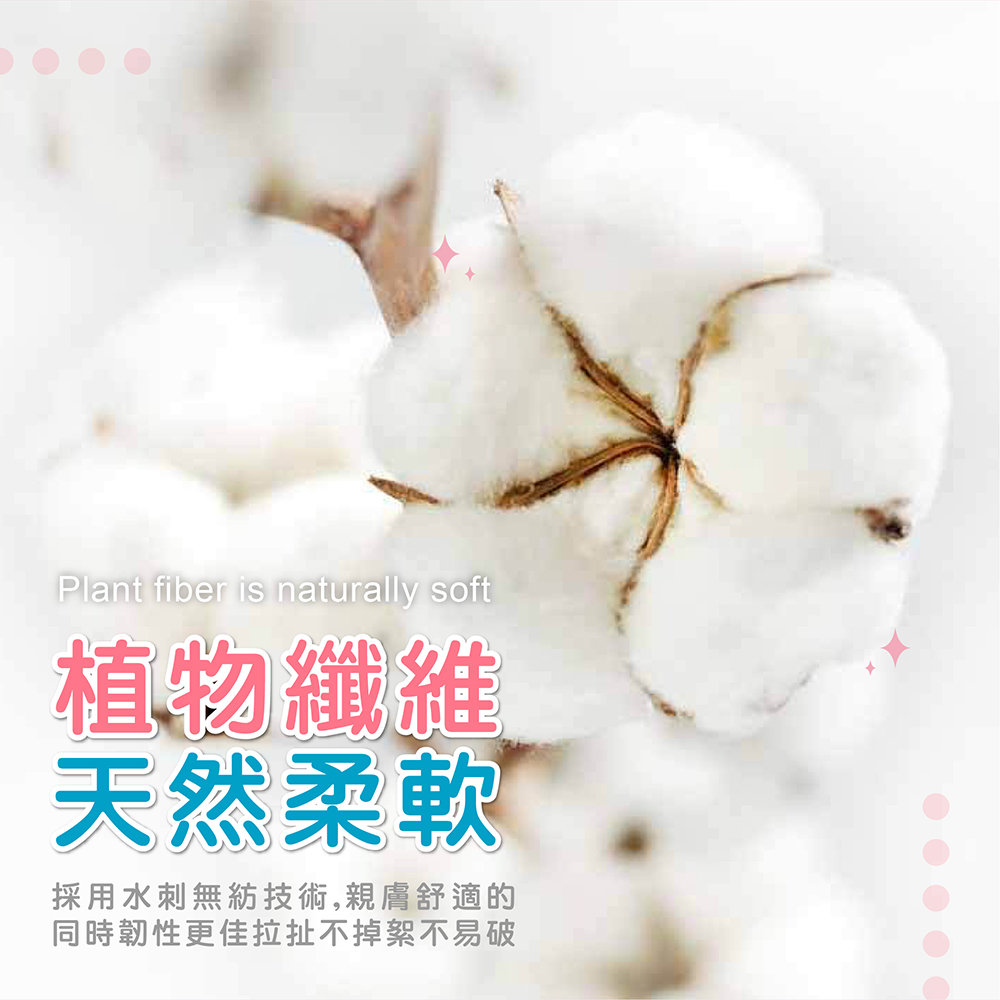 懸掛式一次性棉柔洗臉巾 乾濕兩用 大容量家庭裝 (160抽/包)