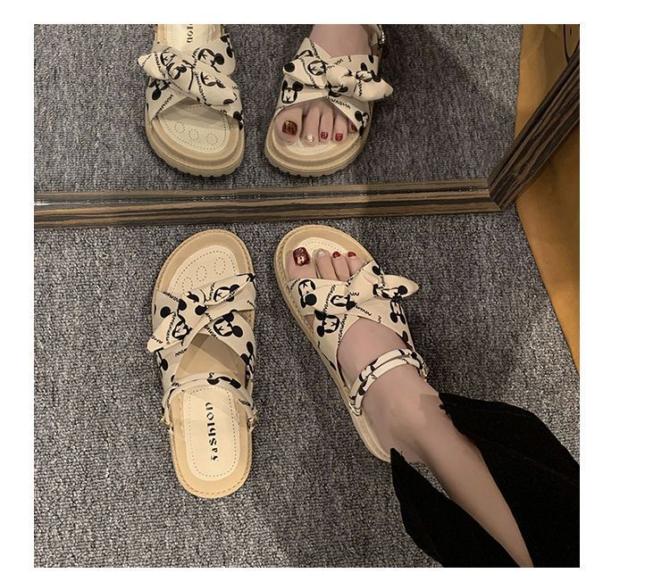 韓系透氣舒適軟底百搭兩穿涼鞋拖鞋 多款可選