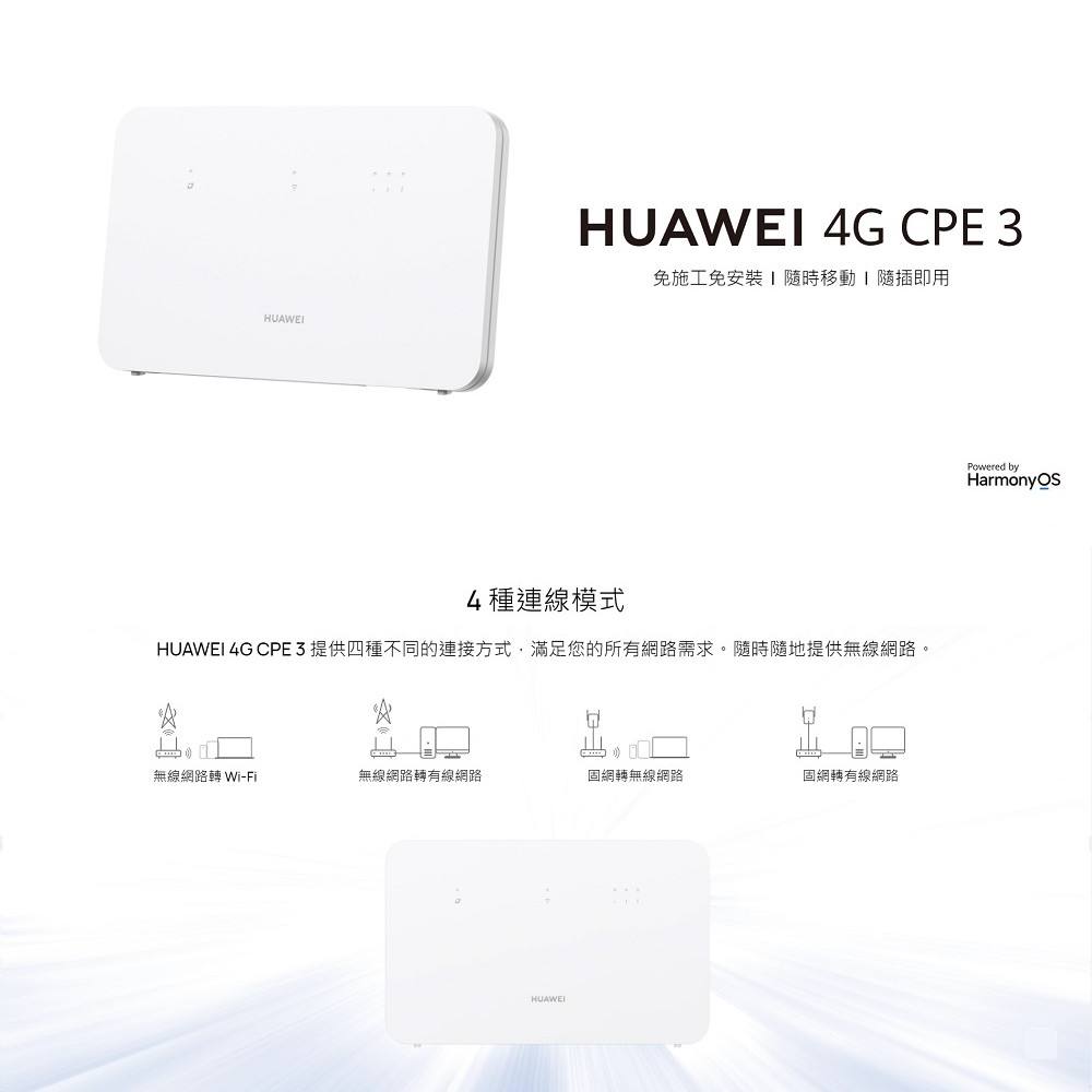 【HUAWEI】4G-CPE3無線分享器