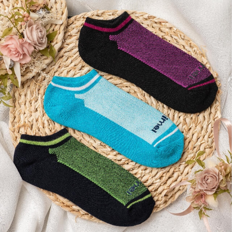 【凱美棉業】MIT台灣製純棉獨家氣墊運動短襪 機能襪 3色 襪子