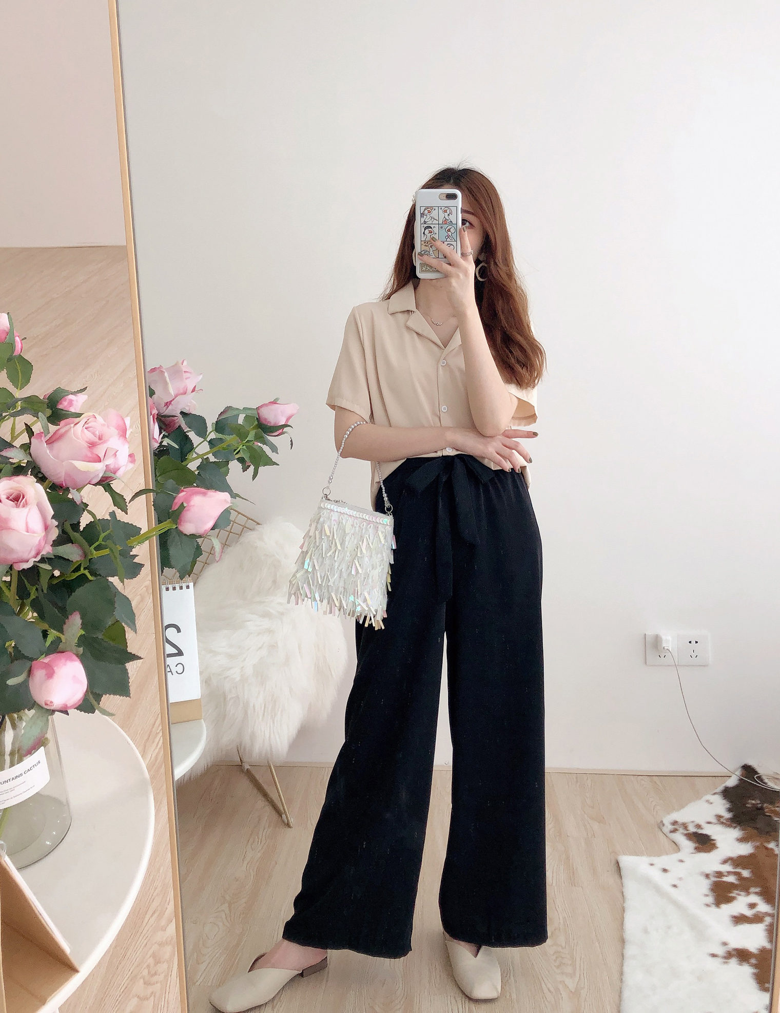 韓色系13色雪紡西裝領短袖襯衫 雪紡襯衫 雪紡上衣