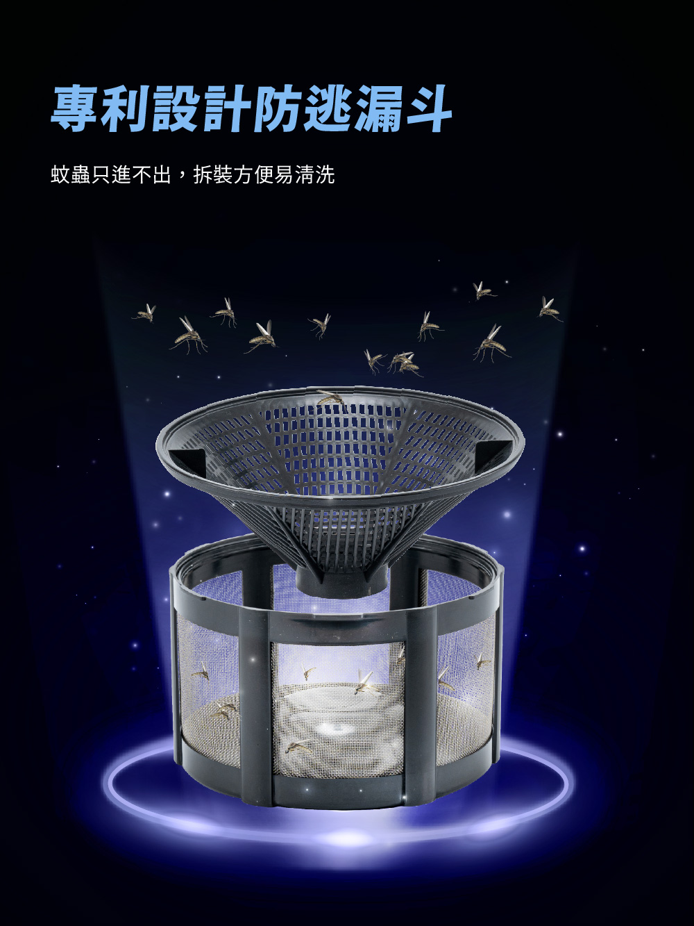 【巧福】光觸媒吸入式捕蚊器(UC-800LED-B UC-850LED-B)