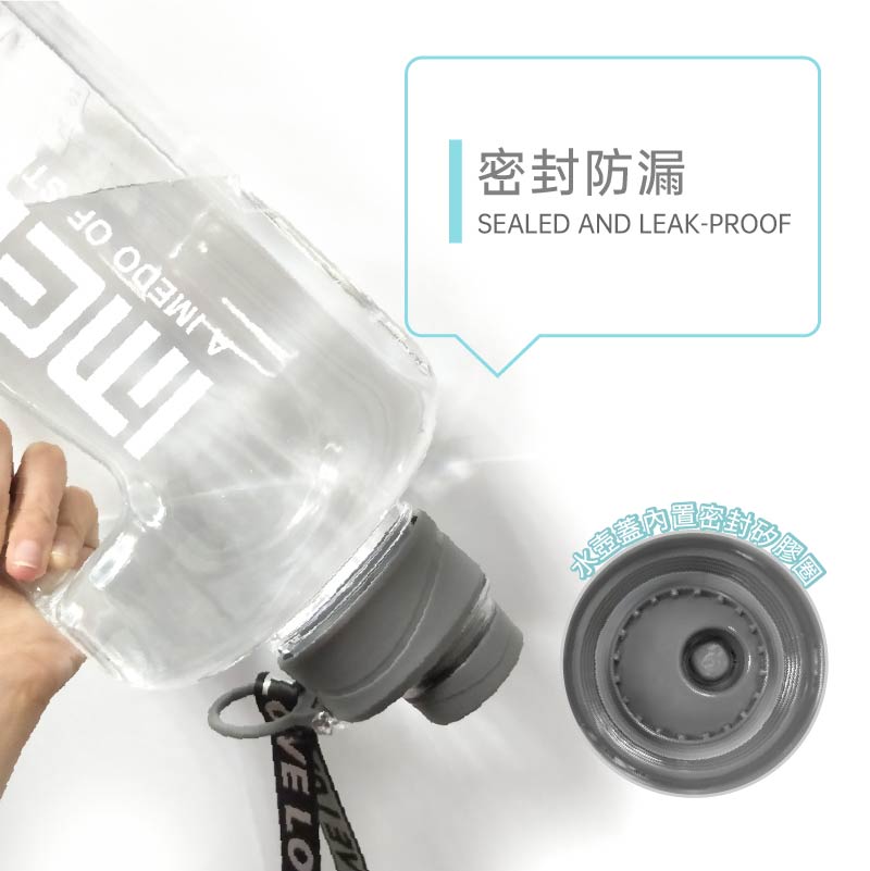 【阿莎&布魯】大容量彈蓋吸管水壺2000ml