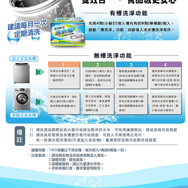 【南僑】水晶肥皂洗衣槽去汙劑(250g/盒)(洗衣槽清潔劑)