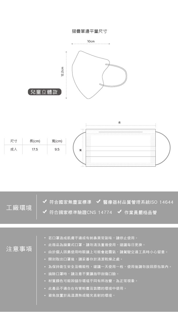       【ONEDER 旺達】蠟筆小新平面醫療防護口罩-10入/盒(醫療級