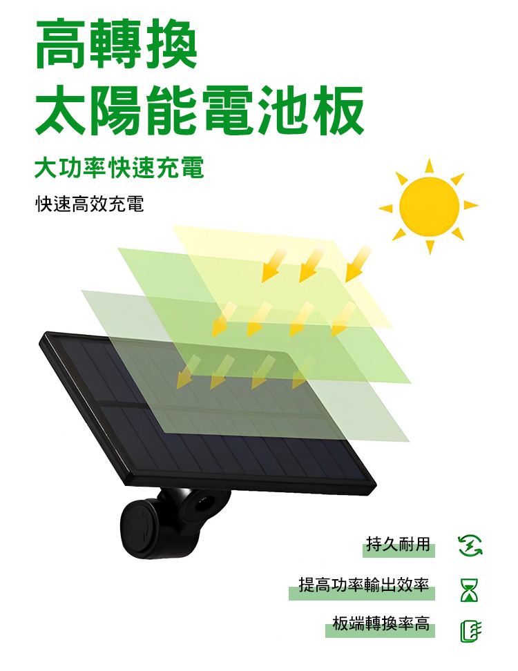 太陽能COB高亮感應庭院燈