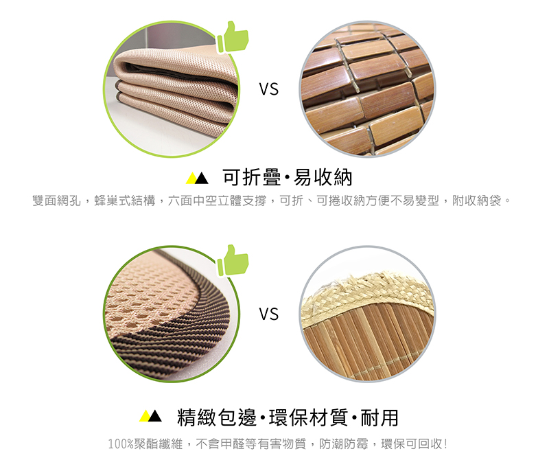 【日虎】MIT超舒眠6D透氣涼墊 多尺寸可選 可水洗 涼感墊 涼蓆 涼感床墊