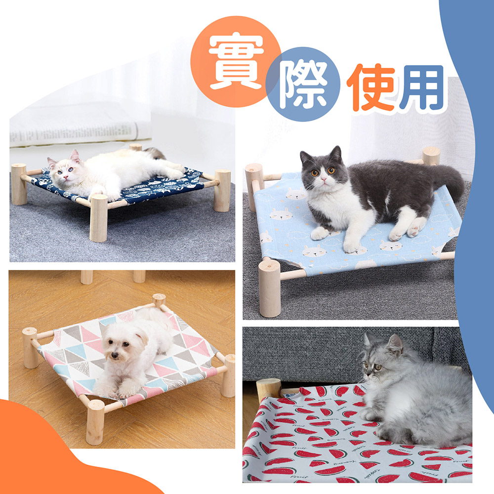 舒適爆表原木寵物床 寵物用品/貓床、狗床/架高式設計/原木清香