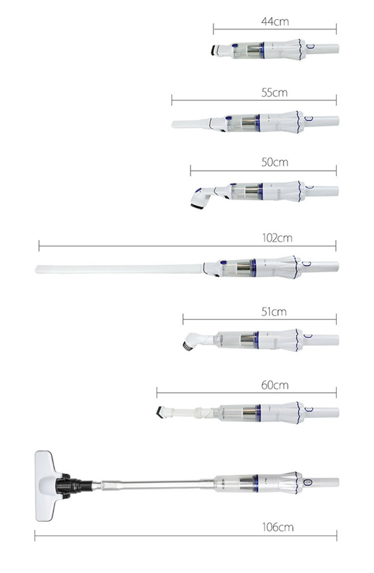 【DayPlus】火箭分離式無線吸塵器 HF-H465(超輕/長效/快充)