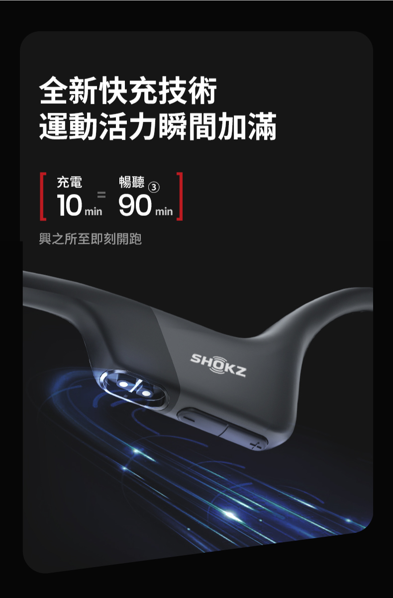 【SHOKZ】OpenRun S803 骨傳導藍牙運動耳機