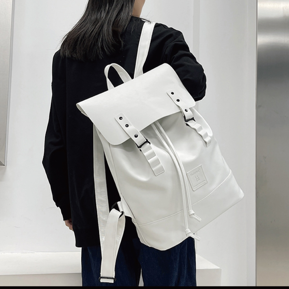 新潮流造型超大容量時尚後背包 電腦包 旅型包 通勤包 兩色任選