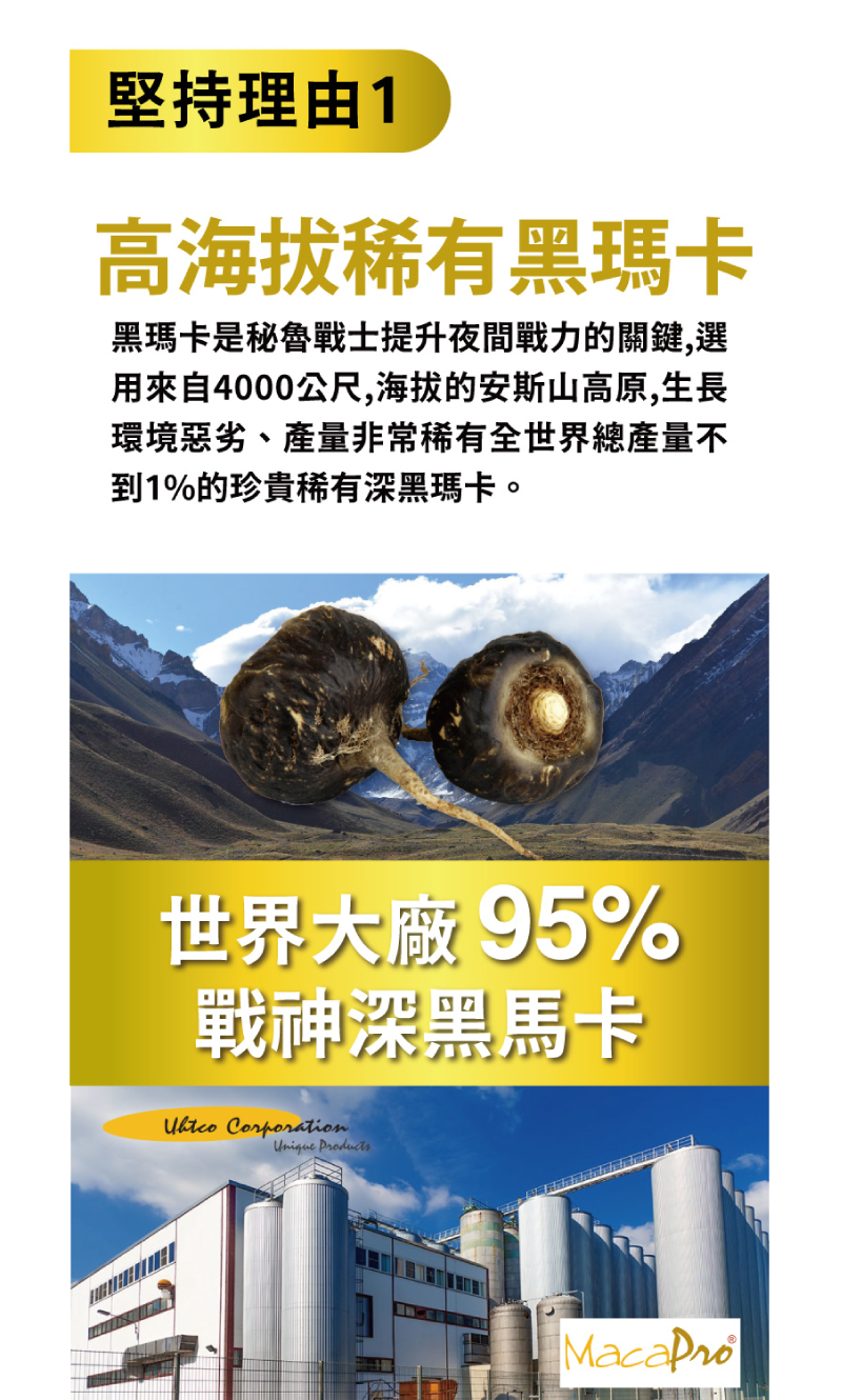 【達摩本草】L-精胺酸 祕魯戰神深黑瑪卡(30包/盒) 6倍濃縮專利瑪卡 補元氣