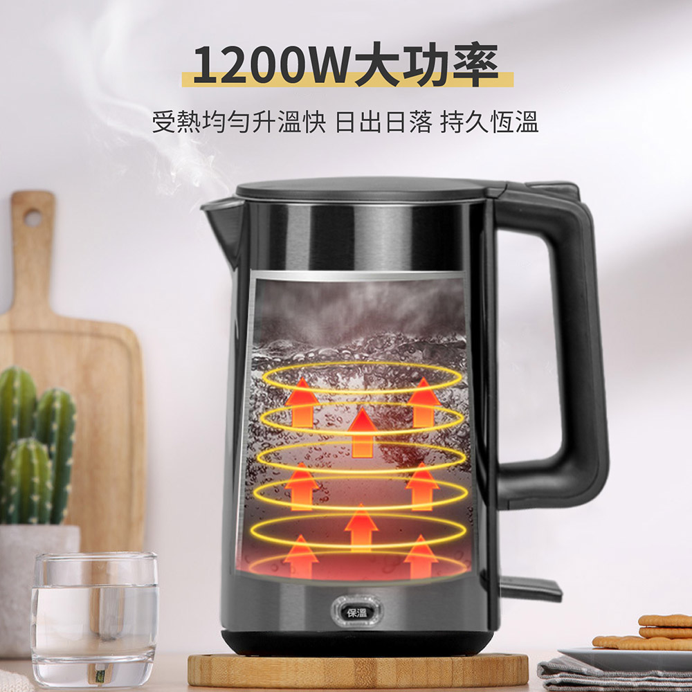 【嘟嘟屋】2.3L不鏽鋼快煮壺 電熱水壺(DO-EK2423)