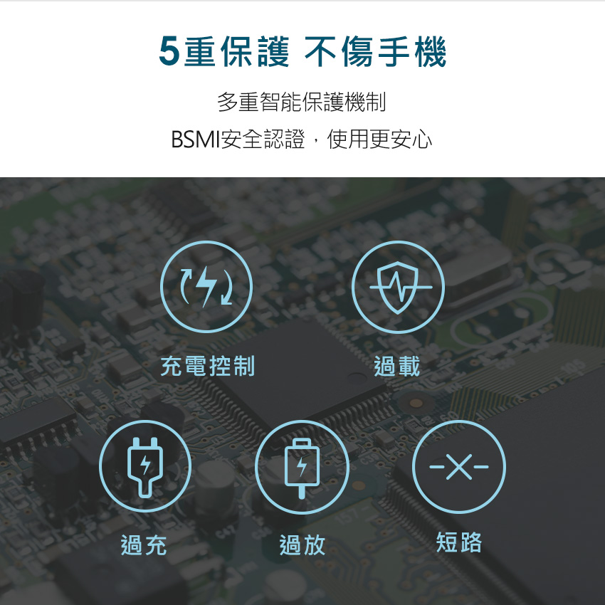 【INTOPIC 廣鼎】PW-507L 迷你口袋式行動電源 (直插式 內附線)