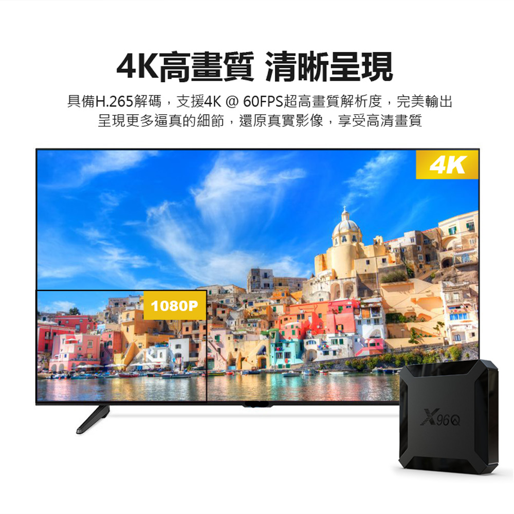 IS-TV96 Q 4K智慧電視盒 2G+16G