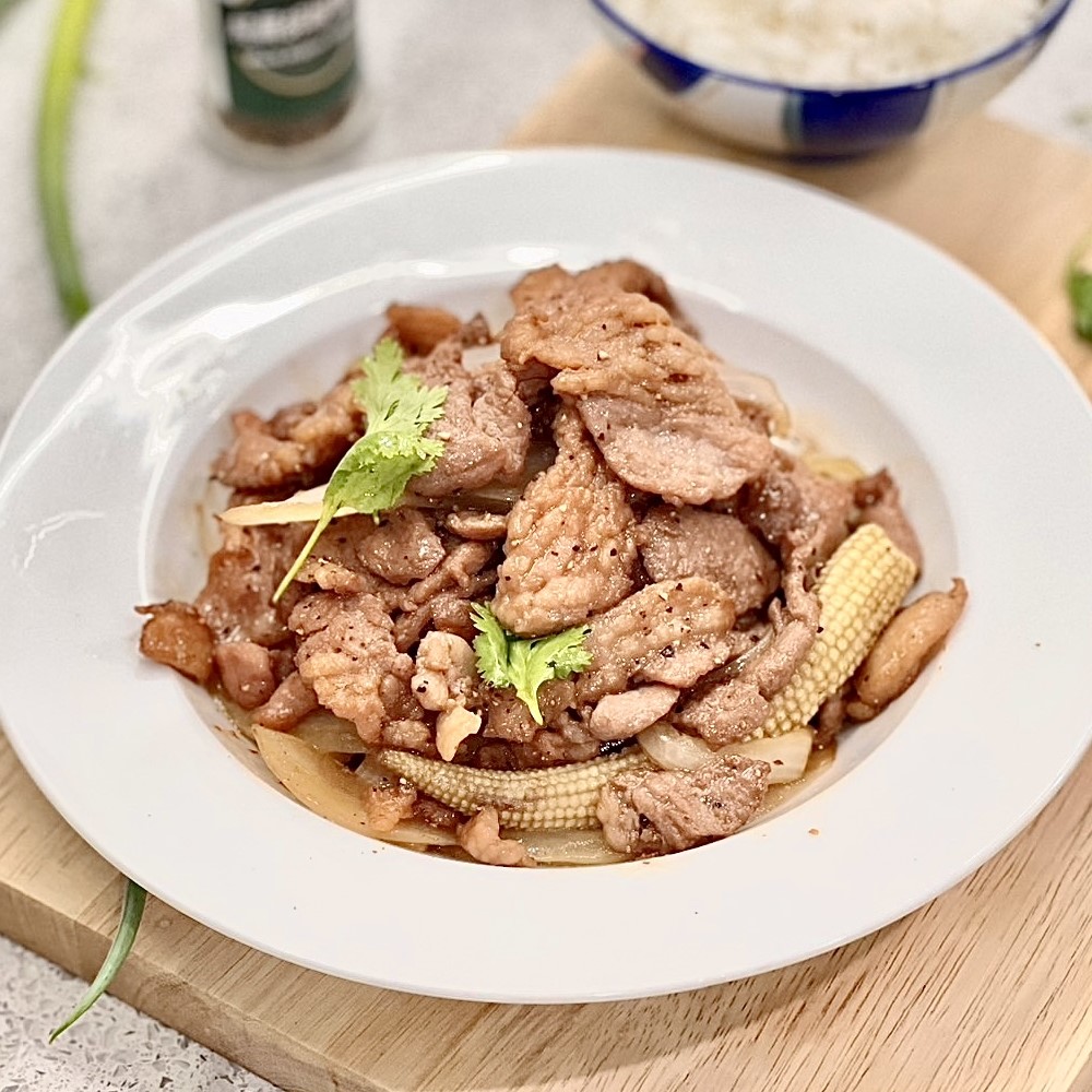 【小嚼士】日式鐵板豬燒肉片200g 燒肉店選用 調理豬烤肉片