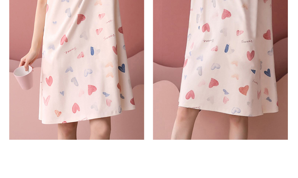 日系軟綿涼爽舒適寬鬆透氣睡裙 多款任選 睡衣 居家服 家居服 