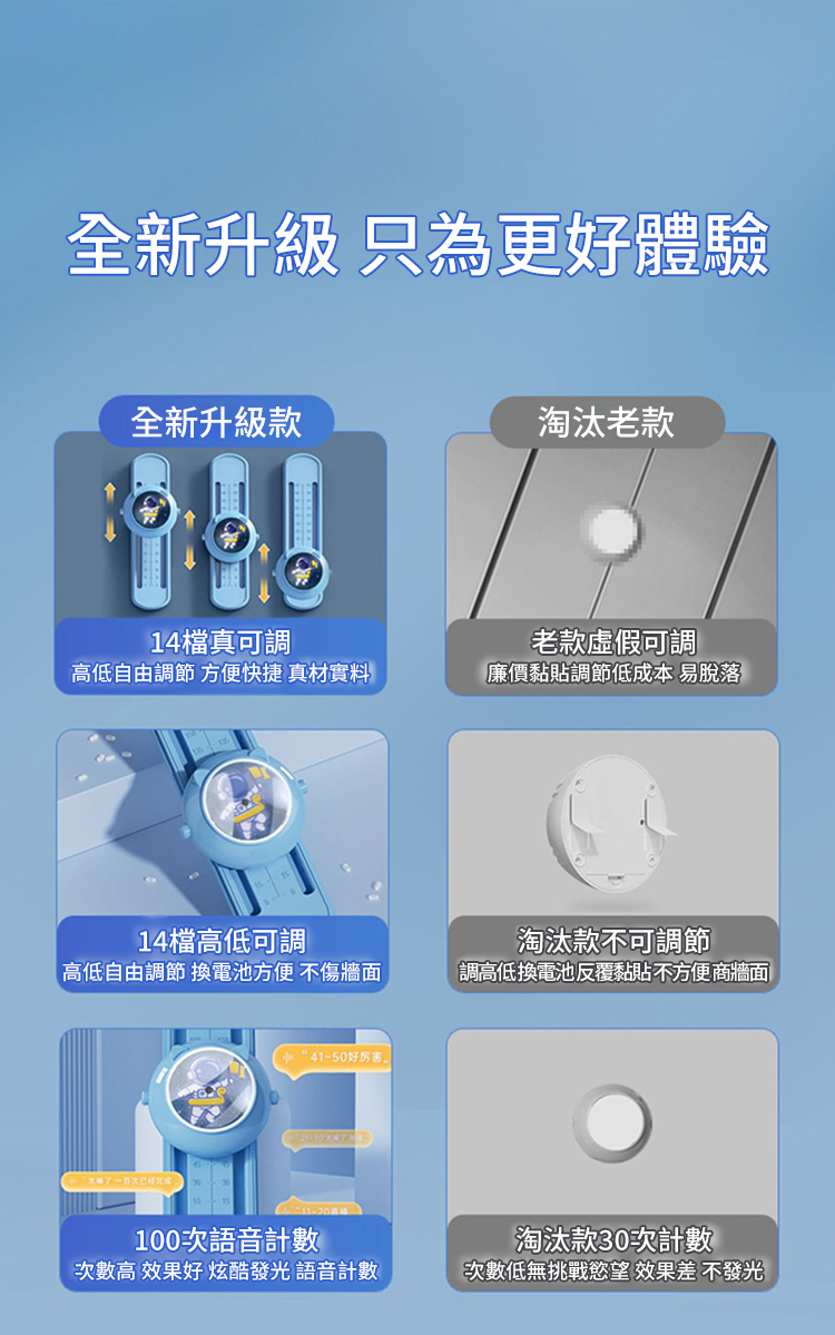 智能語音發光可調節摸高助高器 摸高器 6歲以上適用