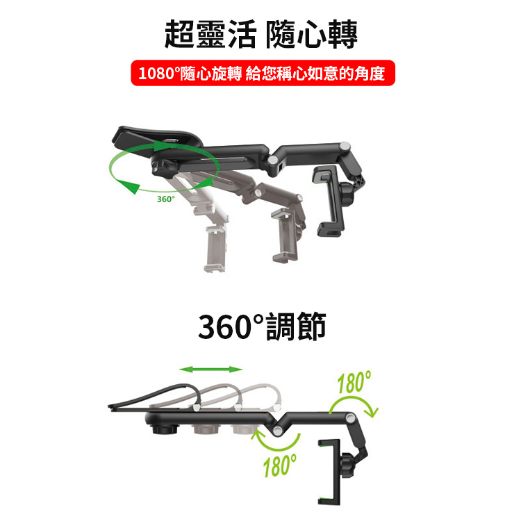 車用遮陽板可折疊旋轉手機支架