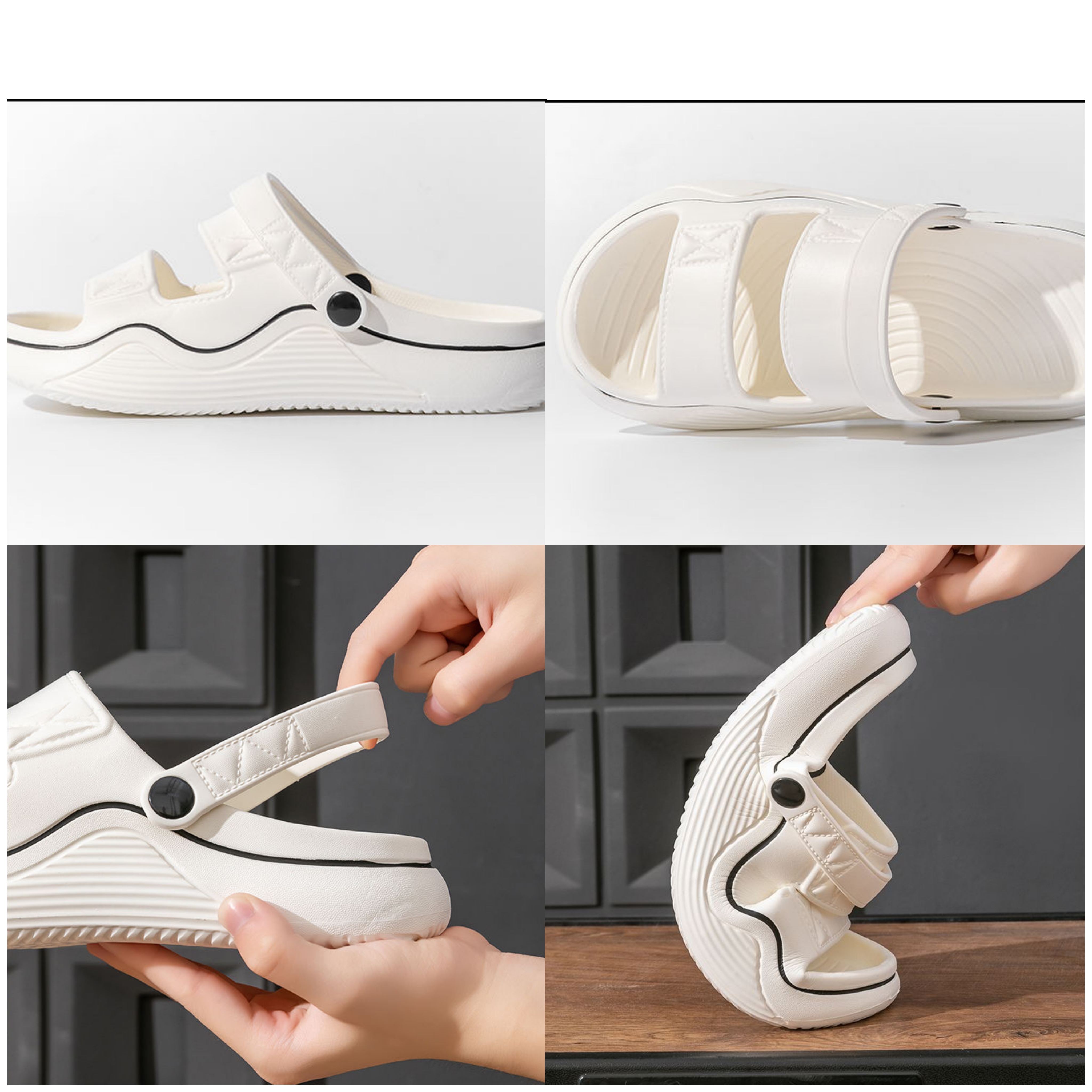 不臭不響防滑舒適洞洞鞋 涼鞋