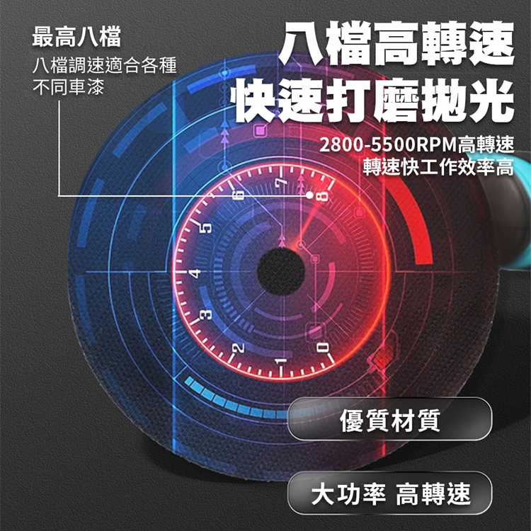 12V多功能便攜汽車拋光打蠟機