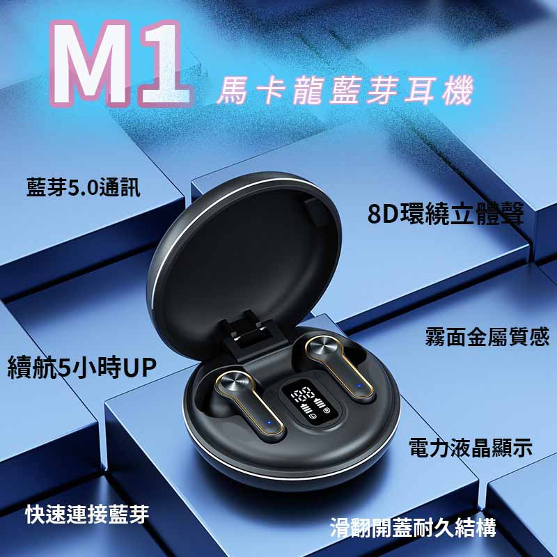 SHeeR 時尚金屬馬卡龍藍牙耳機 M1 無線耳機 馬卡龍造型 霧化金屬