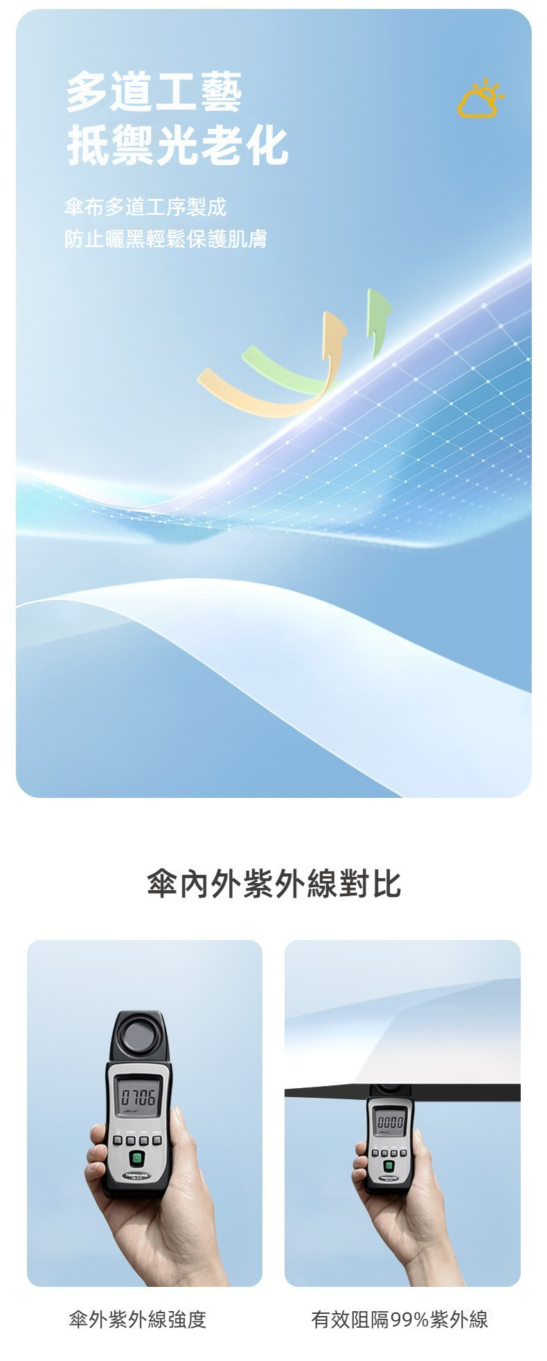 抗UV 超輕量漸變五折黑膠防曬傘/晴雨傘/陽傘/摺疊傘/小傘 多色任選